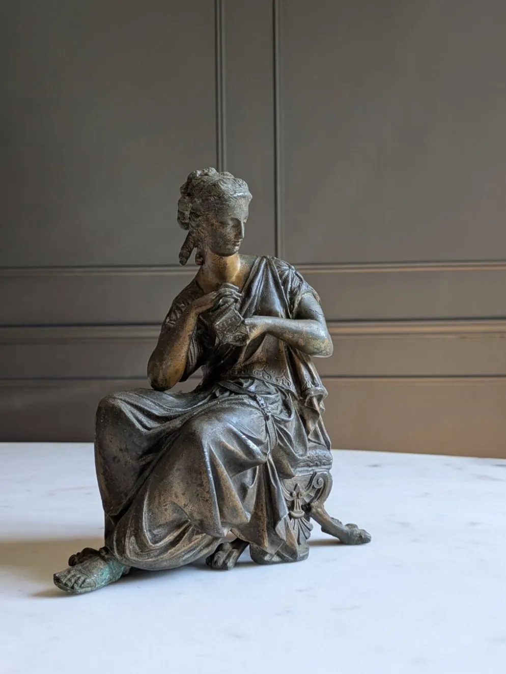Statuette en régule antique Napoleon III