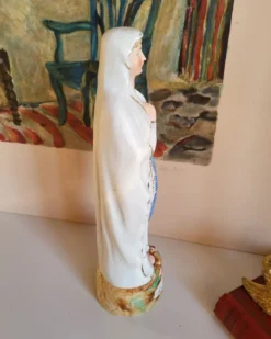 Statuette Religieuse Notre de Dame de Lourdes Sainte vierge Marie