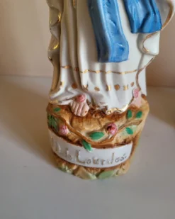 Statuette Religieuse Notre de Dame de Lourdes Sainte vierge Marie