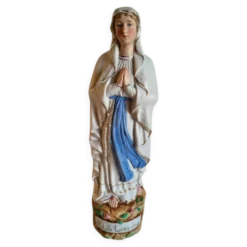 Statuette Religieuse Notre de Dame de Lourdes Sainte vierge Marie