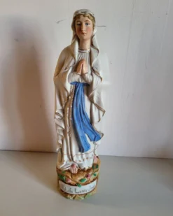 Statuette Religieuse Notre de Dame de Lourdes Sainte vierge Marie