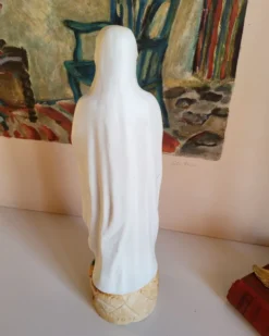 Statuette Religieuse Notre de Dame de Lourdes Sainte vierge Marie