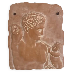 Stèle à l’antique terre cuite à accrocher