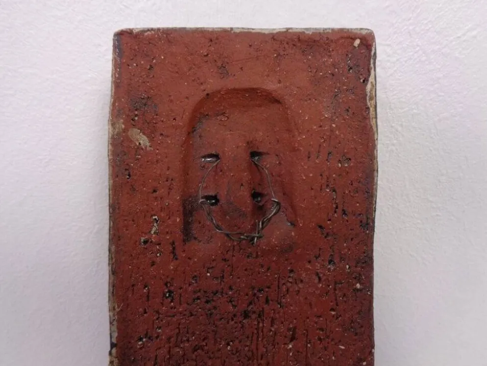 Studio Ceramic Wall Plaque by Gerhard Liebenthron, Germany, 1983