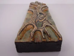 Studio Ceramic Wall Plaque by Gerhard Liebenthron, Germany, 1983