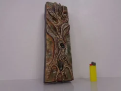 Studio Ceramic Wall Plaque by Gerhard Liebenthron, Germany, 1983
