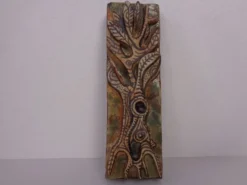 Studio Ceramic Wall Plaque by Gerhard Liebenthron, Germany, 1983