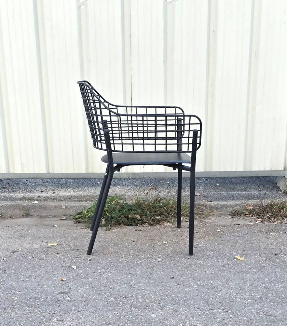 Suite de 8 chaises lyze, emu