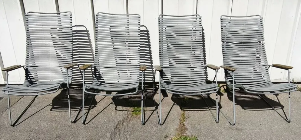 Suite de 4 Lounge Chair Click System