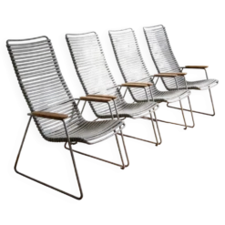 Suite de 4 Lounge Chair Click System