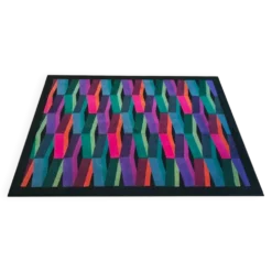 Superbe tapis en laine post-moderne italien des années 1980 par Missoni pour T&J Vestor.
