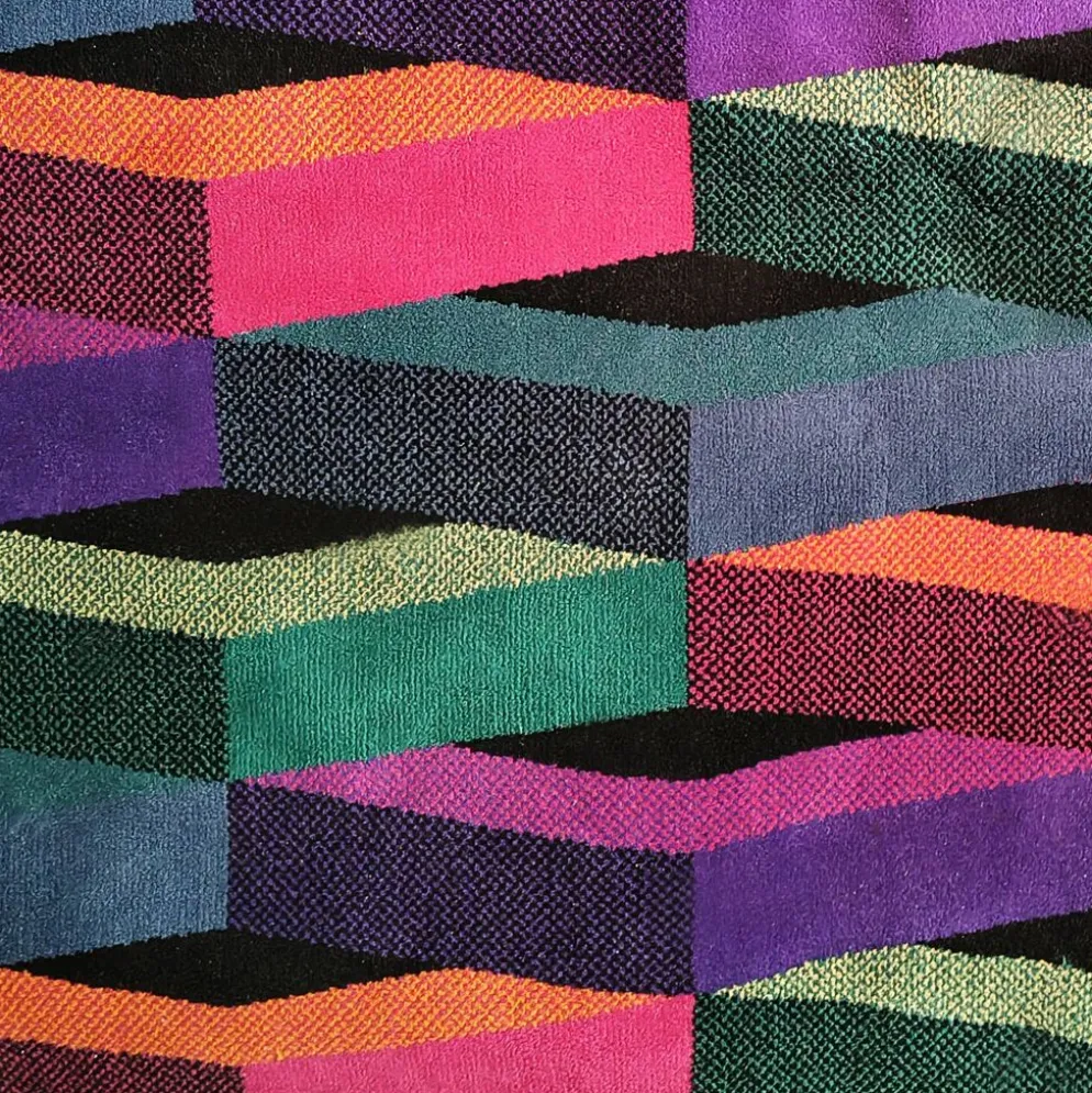 Superbe tapis en laine post-moderne italien des années 1980 par Missoni pour T&J Vestor.