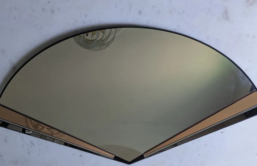 Super miroir éventail style Art Deco 80'