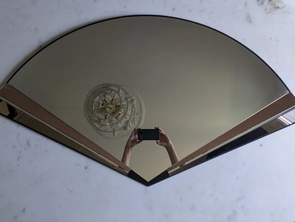 Super miroir éventail style Art Deco 80'