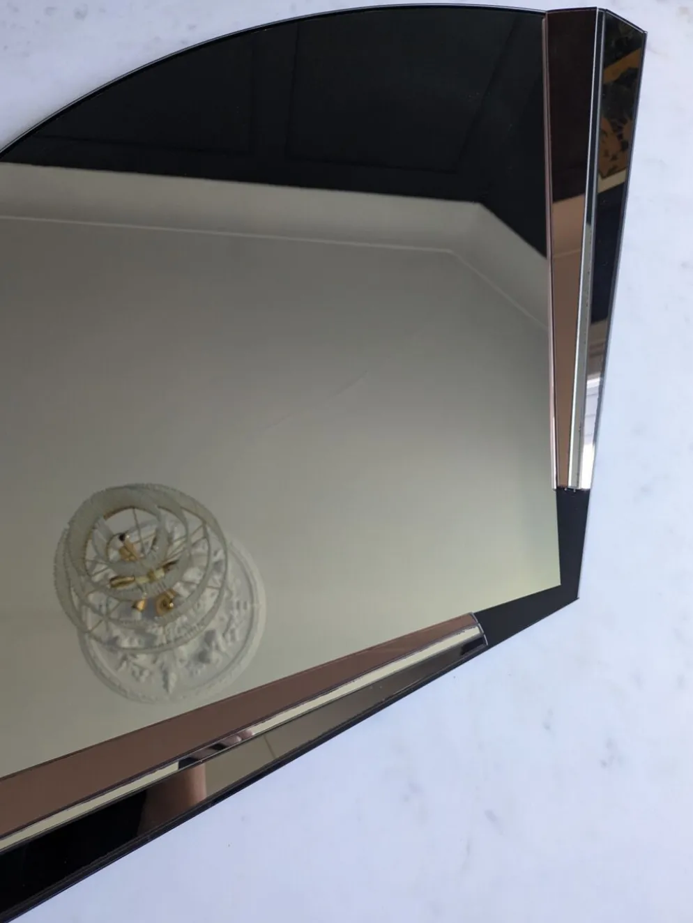 Super miroir éventail style Art Deco 80'