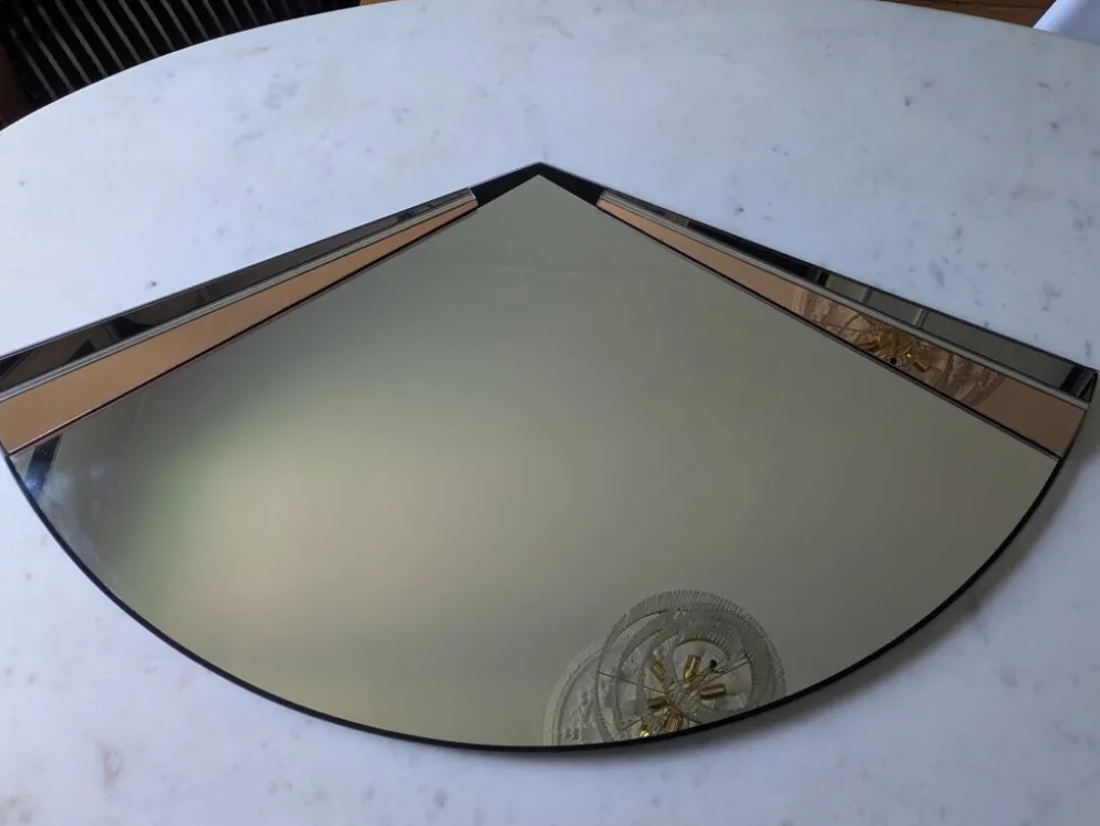 Super miroir éventail style Art Deco 80'