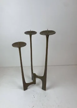 Support de bougie de sol brutaliste par Michael Harjes, Allemagne, 1960