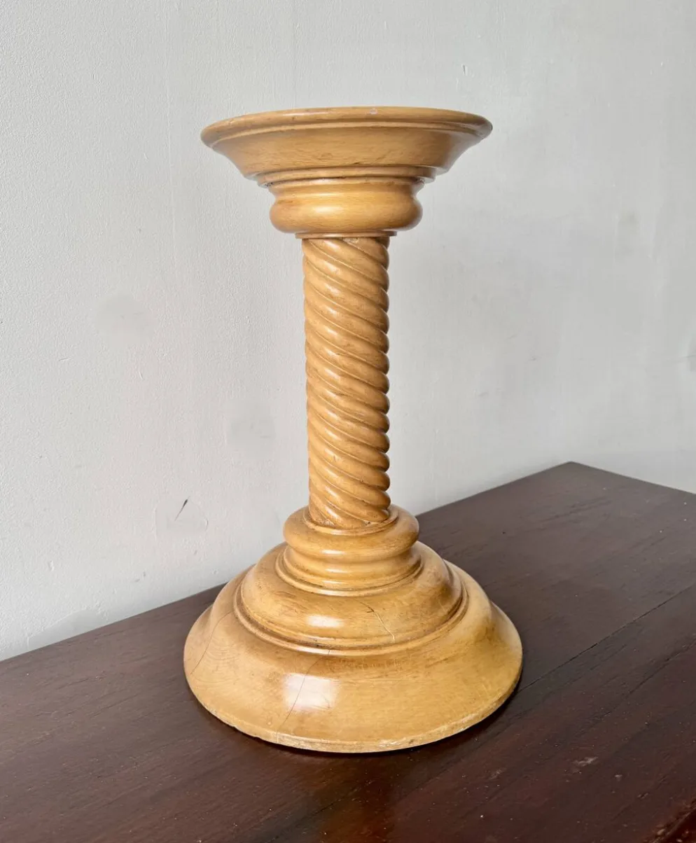 Support de plante en bois vintage
