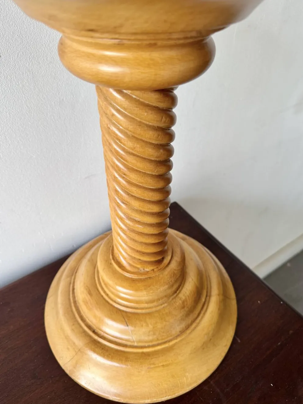 Support de plante en bois vintage