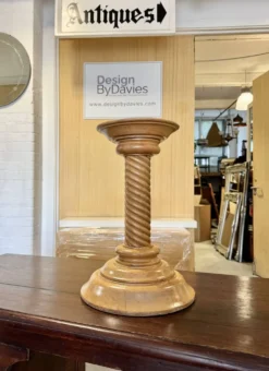 Support de plante en bois vintage