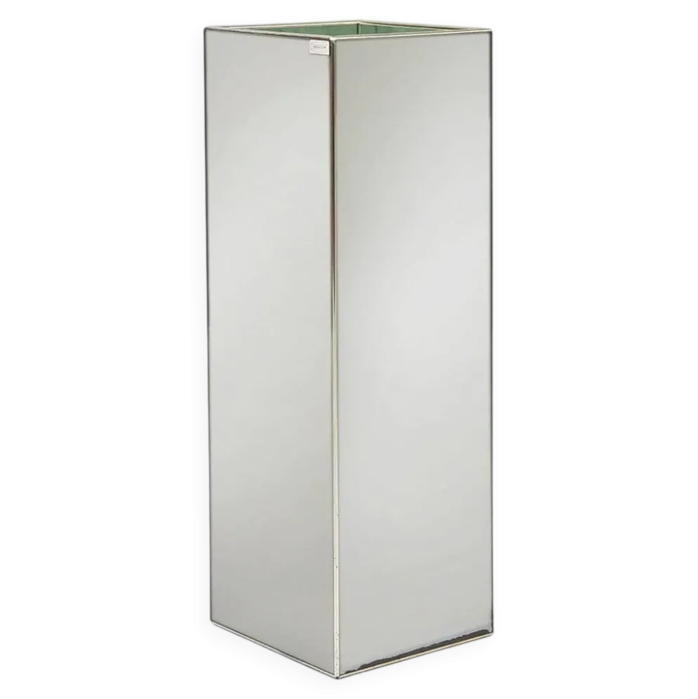 Support de plante miroir de milieu de siècle par Deknudt, Belgique, années 1980.