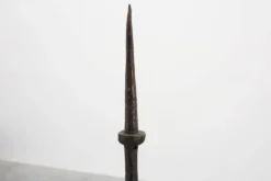 Support en fer forgé à la main français ou torche, 15ème siècle