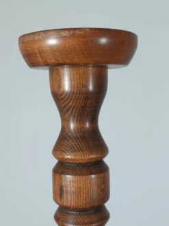 Support à fleurs en bois tourné vintage