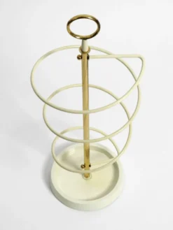 Support parapluie moderne du milieu du siècle en design hélicoïdal en corde, extrêmement rare.