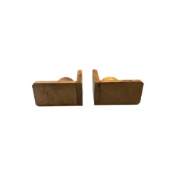 Supports de livres en bois vintage français