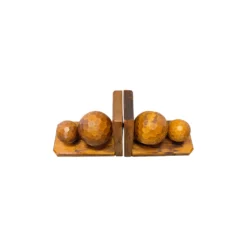 Supports de livres en bois vintage français