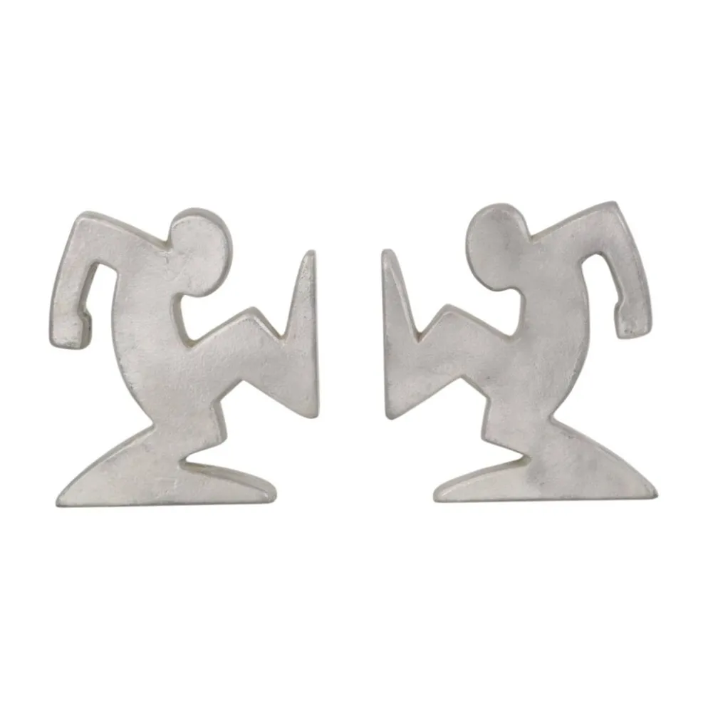 Supports de livres en métal design – La Linea (Osvaldo Cavandoli)