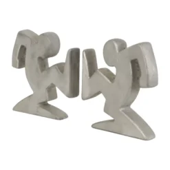 Supports de livres en métal design – La Linea (Osvaldo Cavandoli)