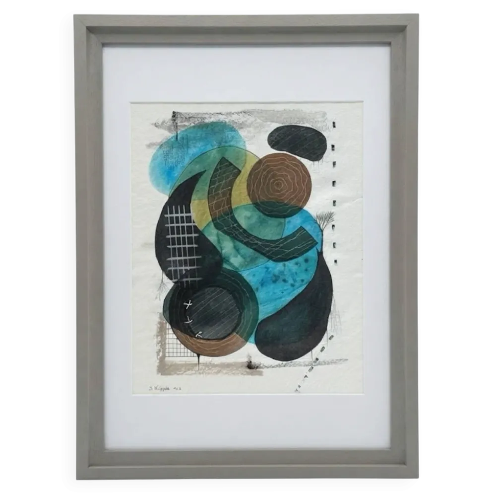 Tableau abstrait original de Bertrand Mugabure
