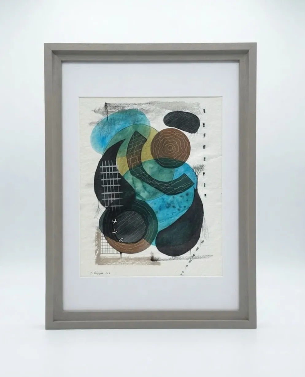 Tableau abstrait original de Bertrand Mugabure