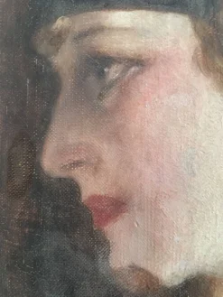 Tableau ancien Art Déco, vers 1930