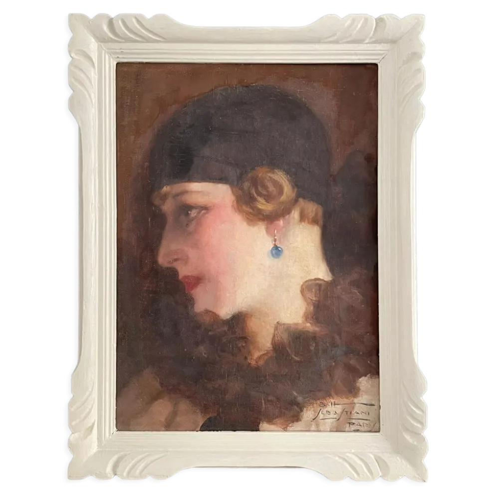 Tableau ancien Art Déco, vers 1930