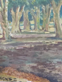 Tableau ancien paysage