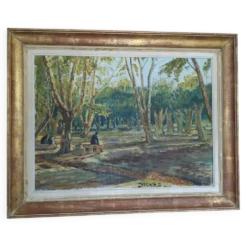 Tableau ancien paysage