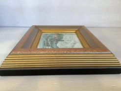 Tableau aquarelle signée bateau marine