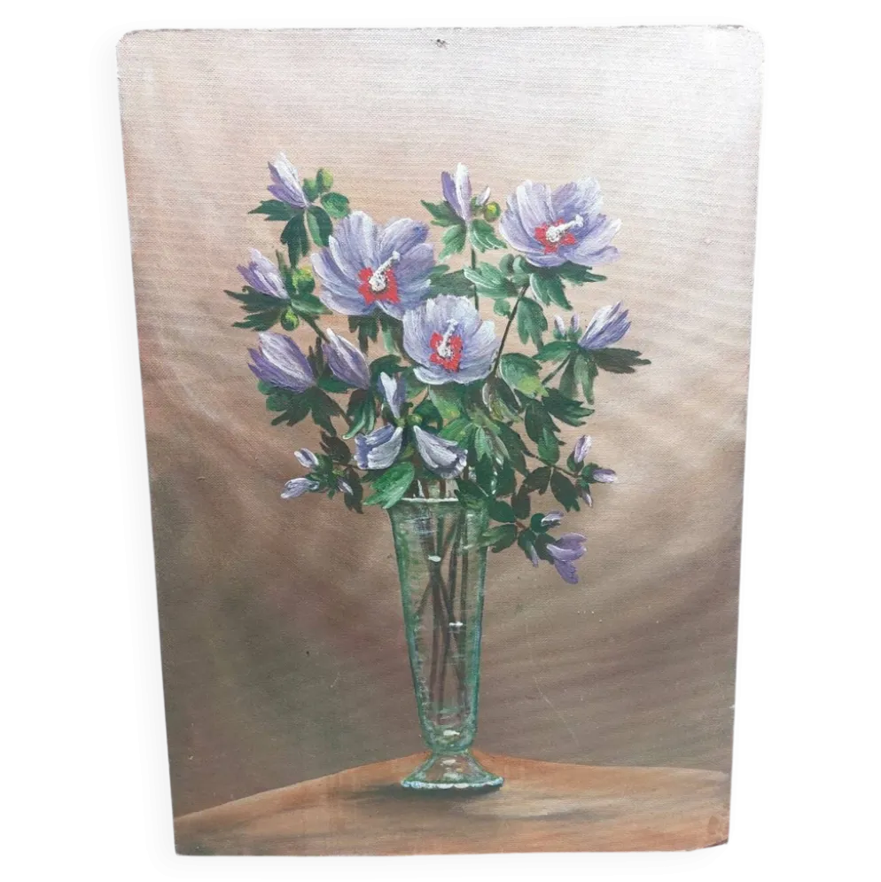 Tableau bouquet de fleurs coupées