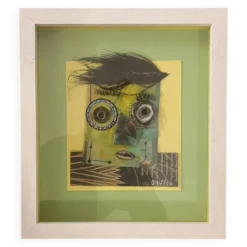 Tableau contemporain Ovidio Wain collage