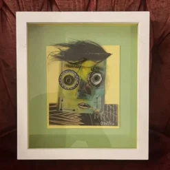 Tableau contemporain Ovidio Wain collage