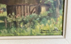 Tableau de gorges lattès vache à la ferme