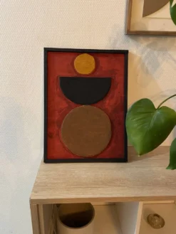 Tableau en relief contemporain