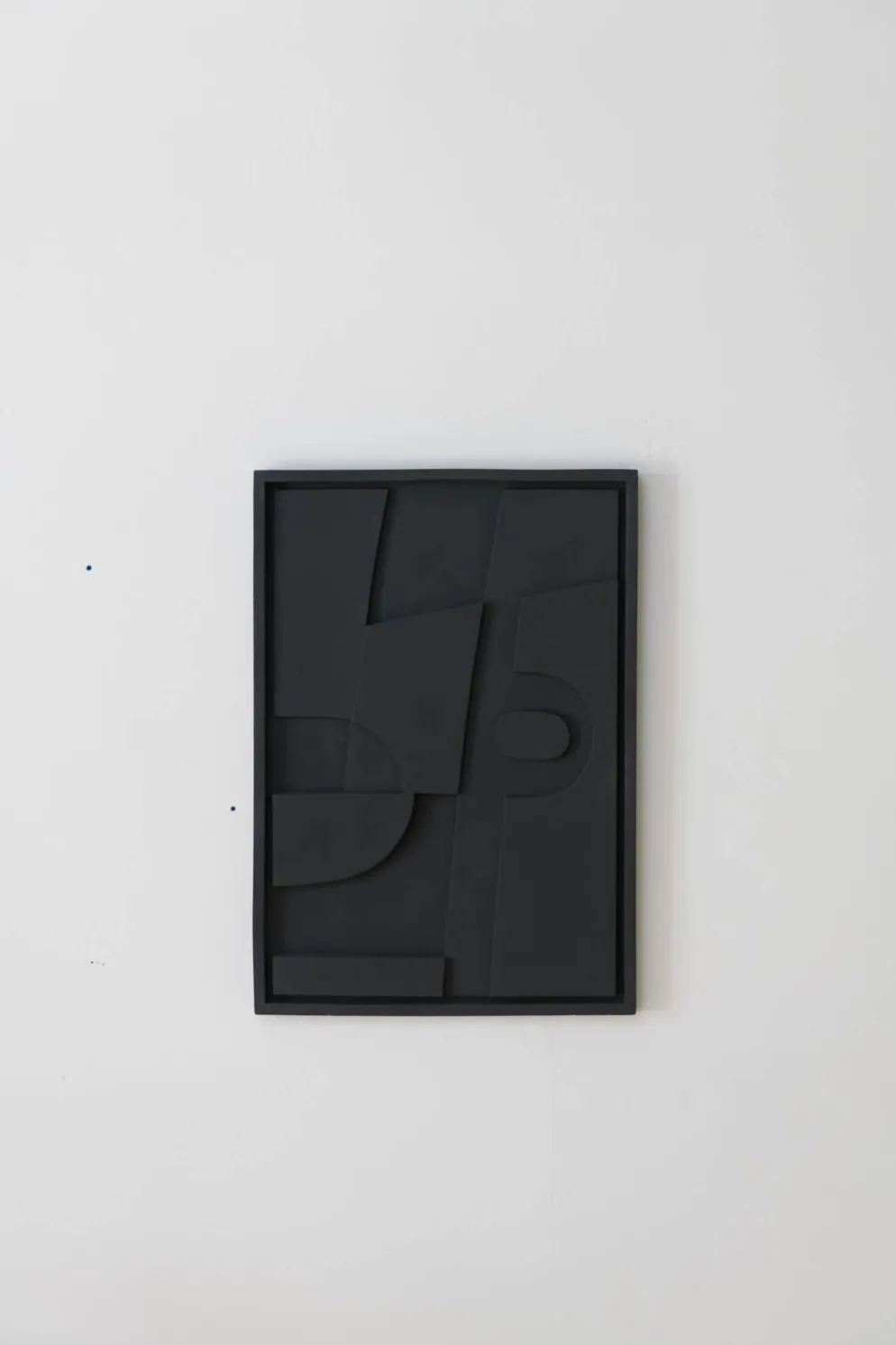 Tableau Gaïa noir lisse 100x50 cm