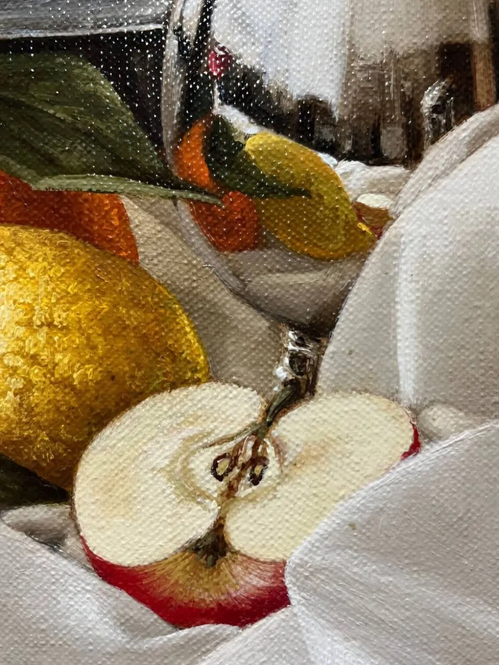 Tableau HST Elena Gualtierotti (née en 1961) "Nature morte aux fruits"