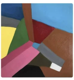 Tableau huile au couteau