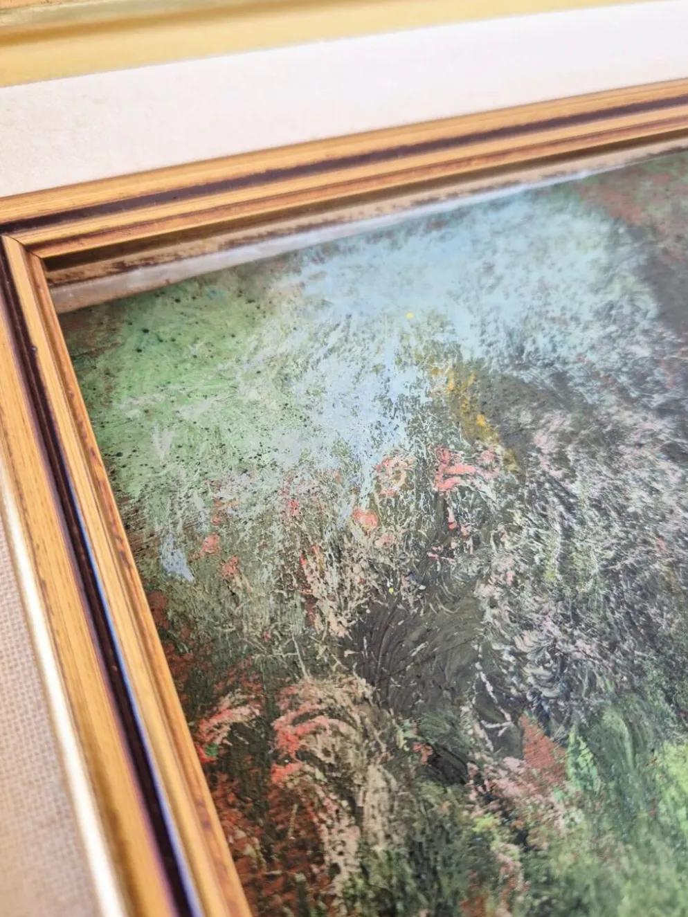 Tableau Huile sur Bois "Primavera" par Guido Bertuzzi - École Milanaise (19