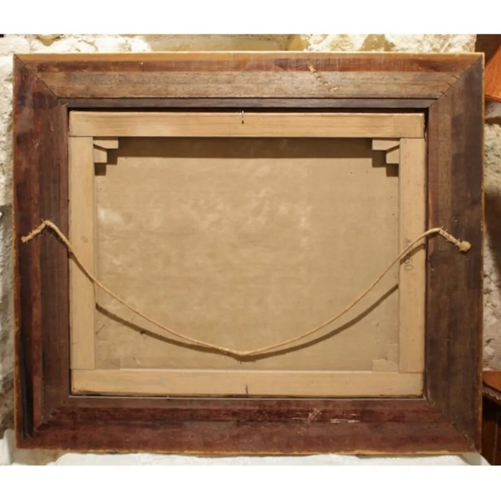 Tableau huile sur toile marine signée Edward Barton (1936-2012)