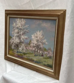 Tableau Huile sur toile signé dimension : hauteur -51 cm- largeur -68cm-